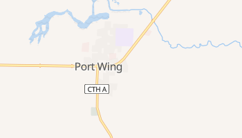 Port Wing, Wisconsin map
