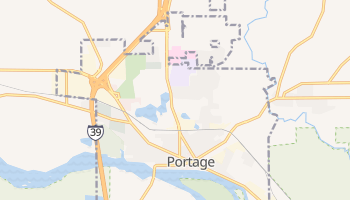 Portage, Wisconsin map