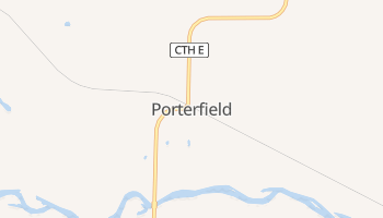 Porterfield, Wisconsin map