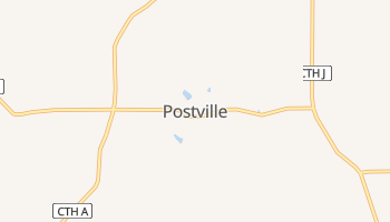 Postville, Wisconsin map