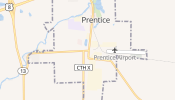 Prentice, Wisconsin map