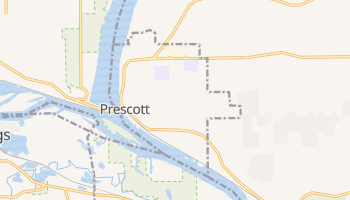 Prescott, Wisconsin map