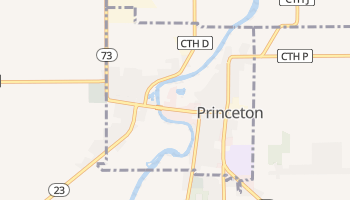 Princeton, Wisconsin map