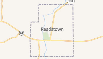 Readstown, Wisconsin map
