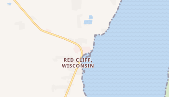 Red Cliff, Wisconsin map