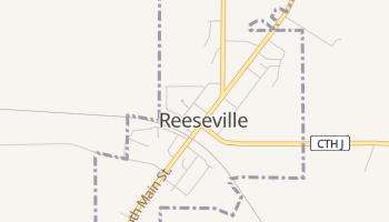 Reeseville, Wisconsin map