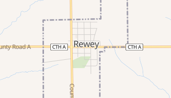 Rewey, Wisconsin map