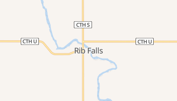 Rib Falls, Wisconsin map