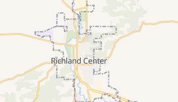 Richland Center, Wisconsin map