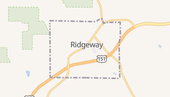 Ridgeway, Wisconsin map