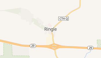 Ringle, Wisconsin map