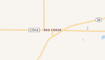 Rio Creek, Wisconsin map