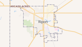 Ripon, Wisconsin map