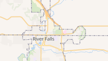 River Falls, Wisconsin map