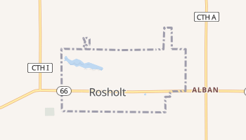 Rosholt, Wisconsin map