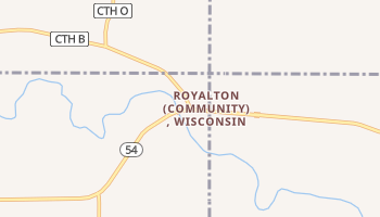 Royalton, Wisconsin map