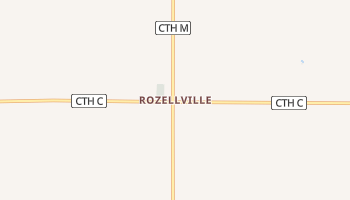 Rozellville, Wisconsin map