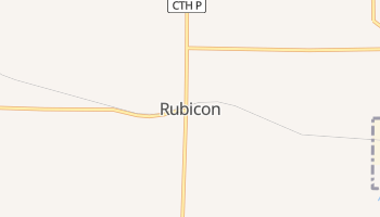 Rubicon, Wisconsin map