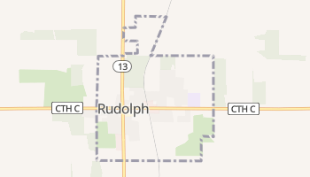 Rudolph, Wisconsin map