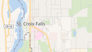 Saint Croix Falls, Wisconsin map