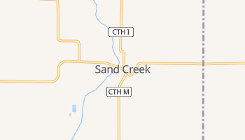Sand Creek, Wisconsin map