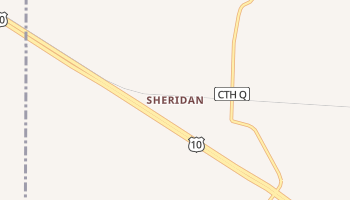 Sheridan, Wisconsin map