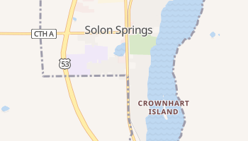 Solon Springs, Wisconsin map