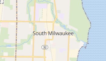 South Milwaukee, Wisconsin map