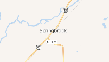 Springbrook, Wisconsin map