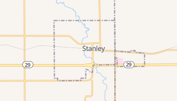 Stanley, Wisconsin map