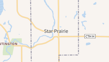 Star Prairie, Wisconsin map