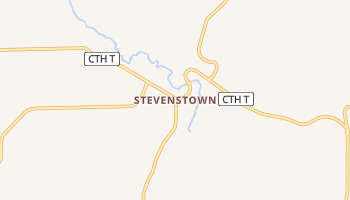 Stevenstown, Wisconsin map