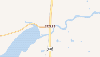 Stiles, Wisconsin map