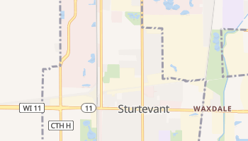 Sturtevant, Wisconsin map