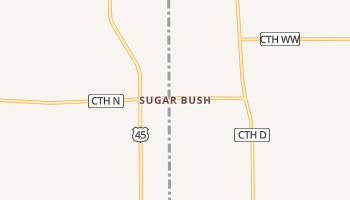 Sugar Bush, Wisconsin map