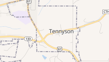 Tennyson, Wisconsin map