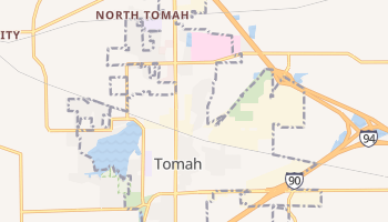 Tomah, Wisconsin map