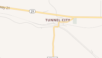 Tunnel City, Wisconsin map