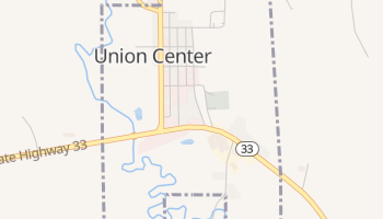 Union Center, Wisconsin map