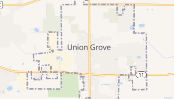 Union Grove, Wisconsin map
