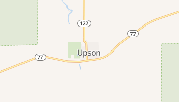 Upson, Wisconsin map