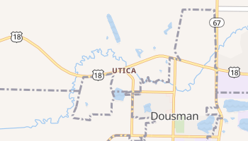 Utica, Wisconsin map