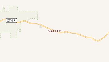 Valley, Wisconsin map