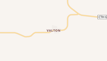 Valton, Wisconsin map