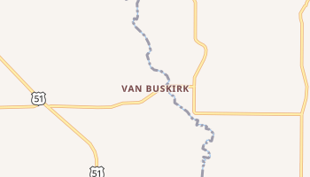 Van Buskirk, Wisconsin map