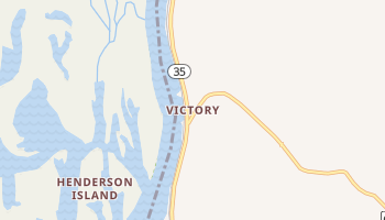 Victory, Wisconsin map