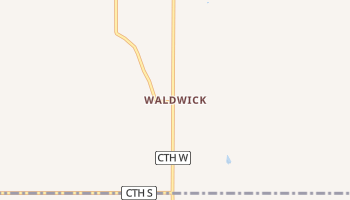 Waldwick, Wisconsin map