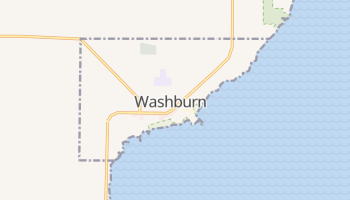 Washburn, Wisconsin map