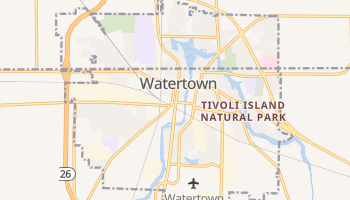 Watertown, Wisconsin map