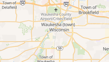 Waukesha, Wisconsin map